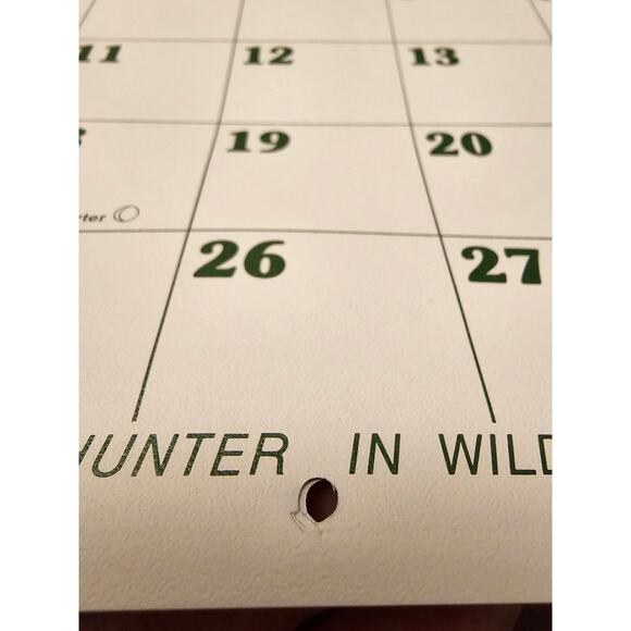 1984 Vintage Remington DuPont Calendar Hunting and Wildlife Memorabilia - Picture 8 of 8